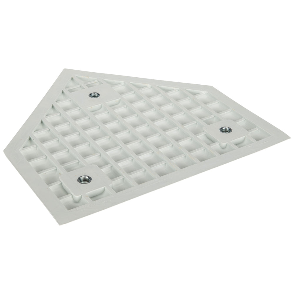WAFFLE BOTTOM HOME PLATE WITH SPIKES
