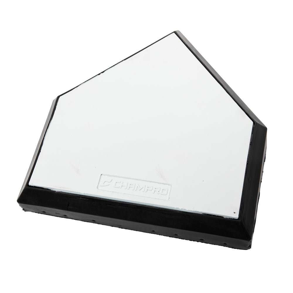 IN-GROUND HOME PLATE WITH SOLID WOOD BOTTOM - B035R
