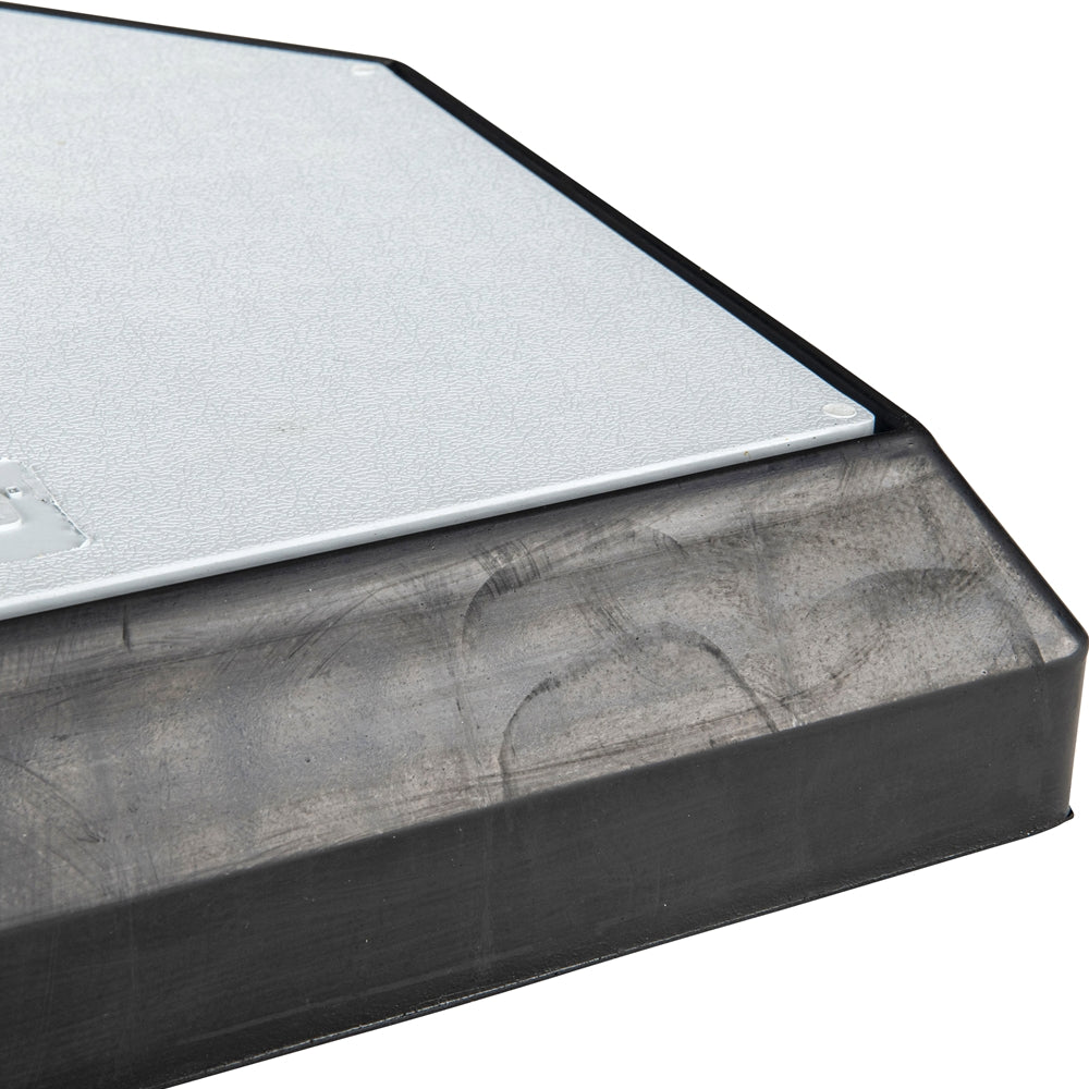 IN-GROUND HOME PLATE WITH WAFFLE BOTTOM