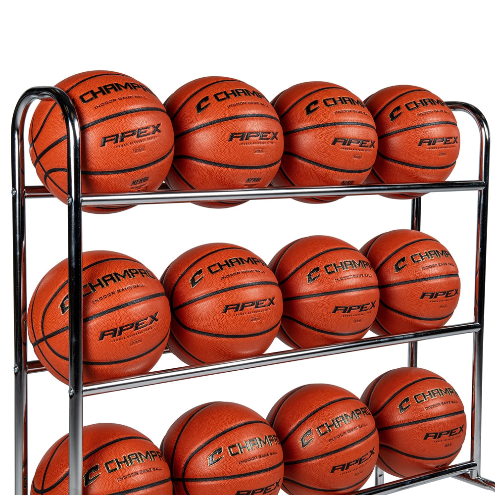BALL RACK WITH CASTERS - BR12