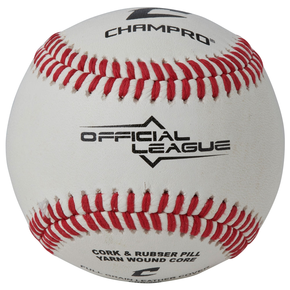 OFFICIAL LEAGUE - CUSHION CORK CORE - FULL GRAIN LEATHER COVER - CBB-200