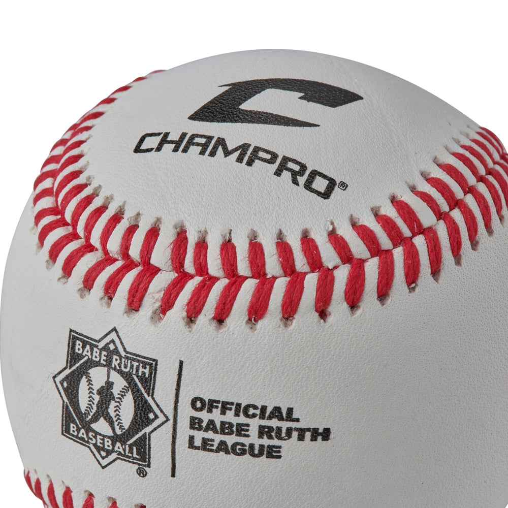 BABE RUTH BASEBALL - FULL GRAIN LEATHER COVER