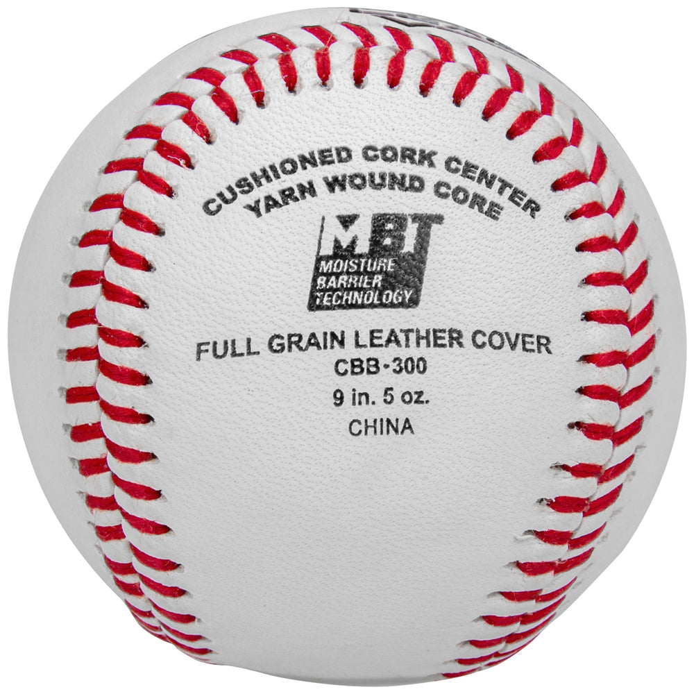 OFFICIAL LEAGUE - DOUBLE CUSHION CORK CORE - FULL GRAIN LEATHER COVER - CBB-300