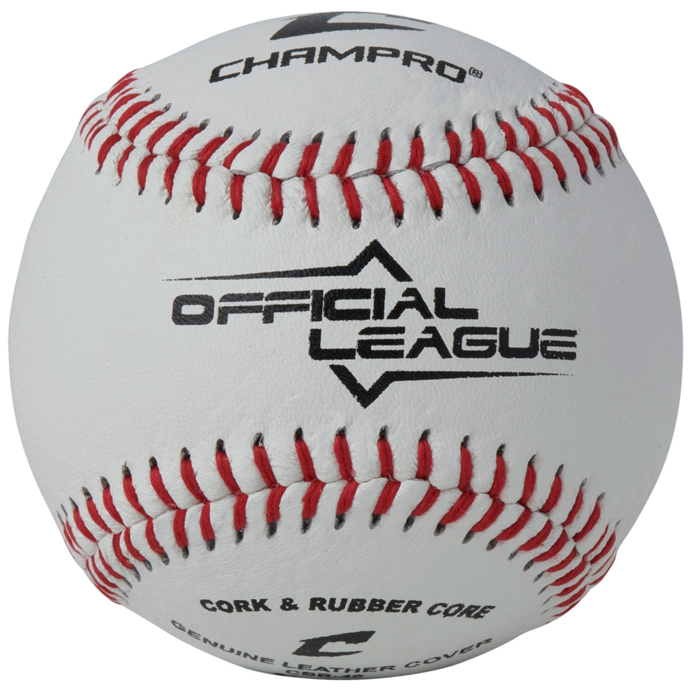 OFFICIAL LEAGUE - CORK/RUBBER CORE - GENUINE LEATHER COVER - CBB-40