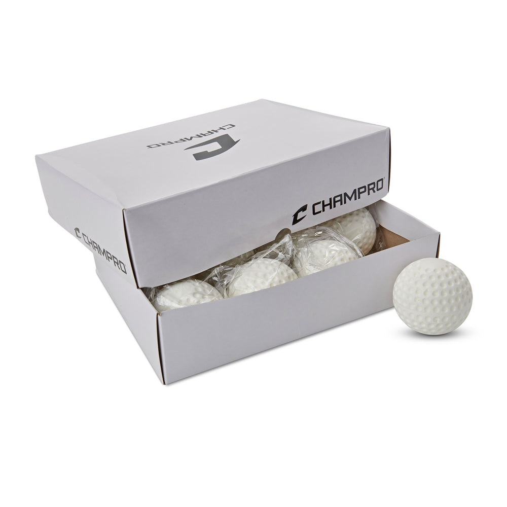 WHITE - DIMPLE MOLDED BASEBALL