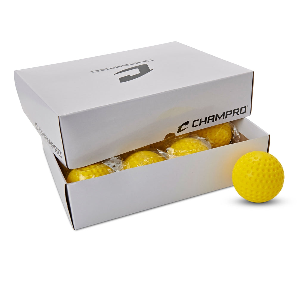 YELLOW - DIMPLE MOLDED BASEBALL
