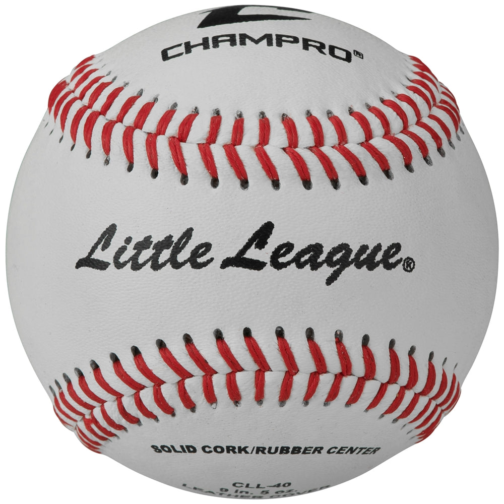LITTLE LEAGUE® GAME RS - CORK/RUBBER CORE - GENUINE LEATHER COVER - CLL-40