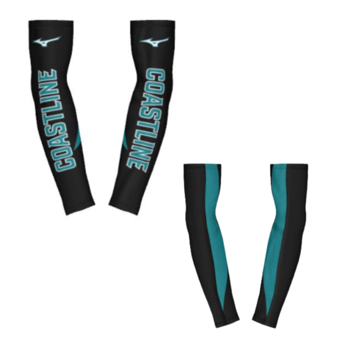 Coastline Volleyball Mizuno Sublimated Arm Sleeves