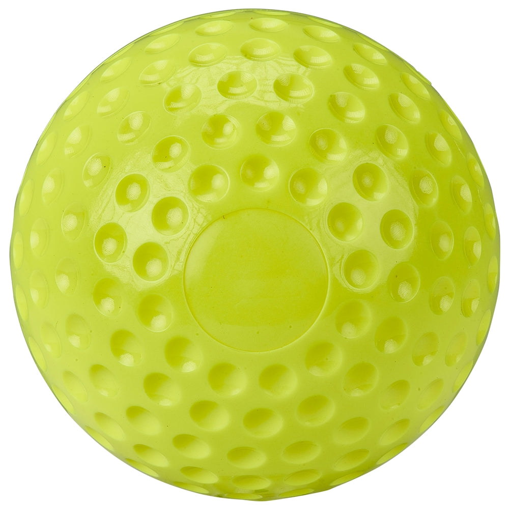 12" DIMPLE MOLDED SOFTBALL - OPTIC YELLOW - CSB-59Y