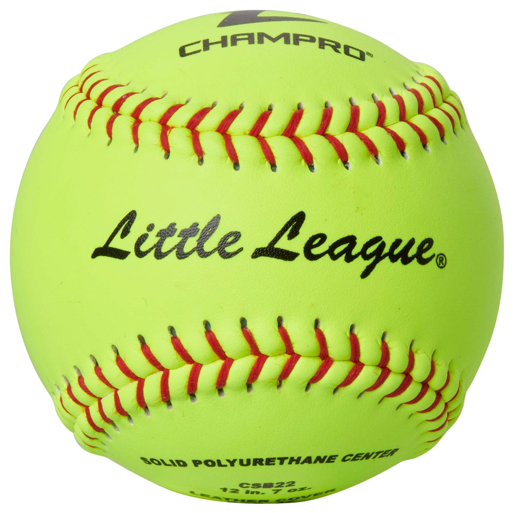 LITTLE LEAGUE® 12" TOURNAMENT FAST PITCH SOFTBALL - LEATHER COVER - CSB22