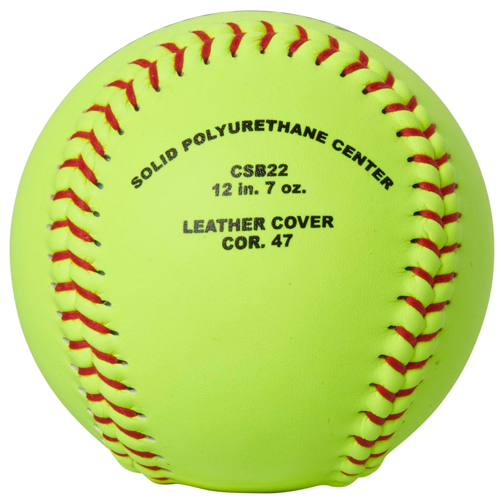 LITTLE LEAGUE® 12" TOURNAMENT FAST PITCH SOFTBALL - LEATHER COVER - CSB22