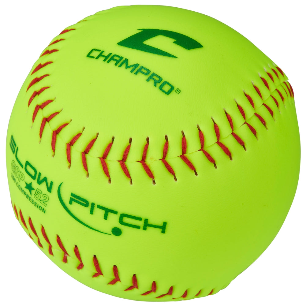 ASA/USA SOFTBALL 11" SLOW PITCH - DURAHIDE COVER .52 COR - CSB25Y