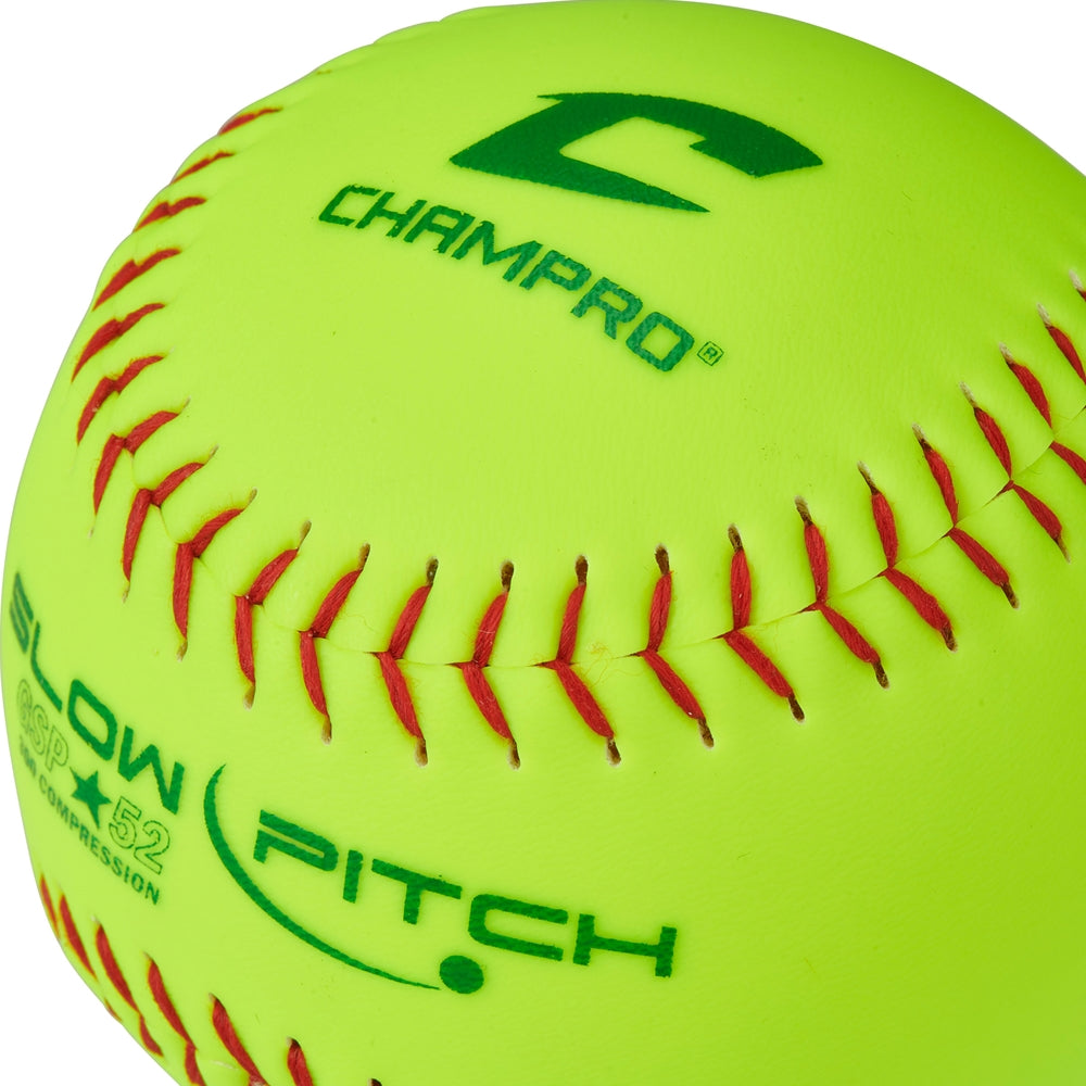 ASA/USA SOFTBALL 11" SLOW PITCH - DURAHIDE COVER .52 COR