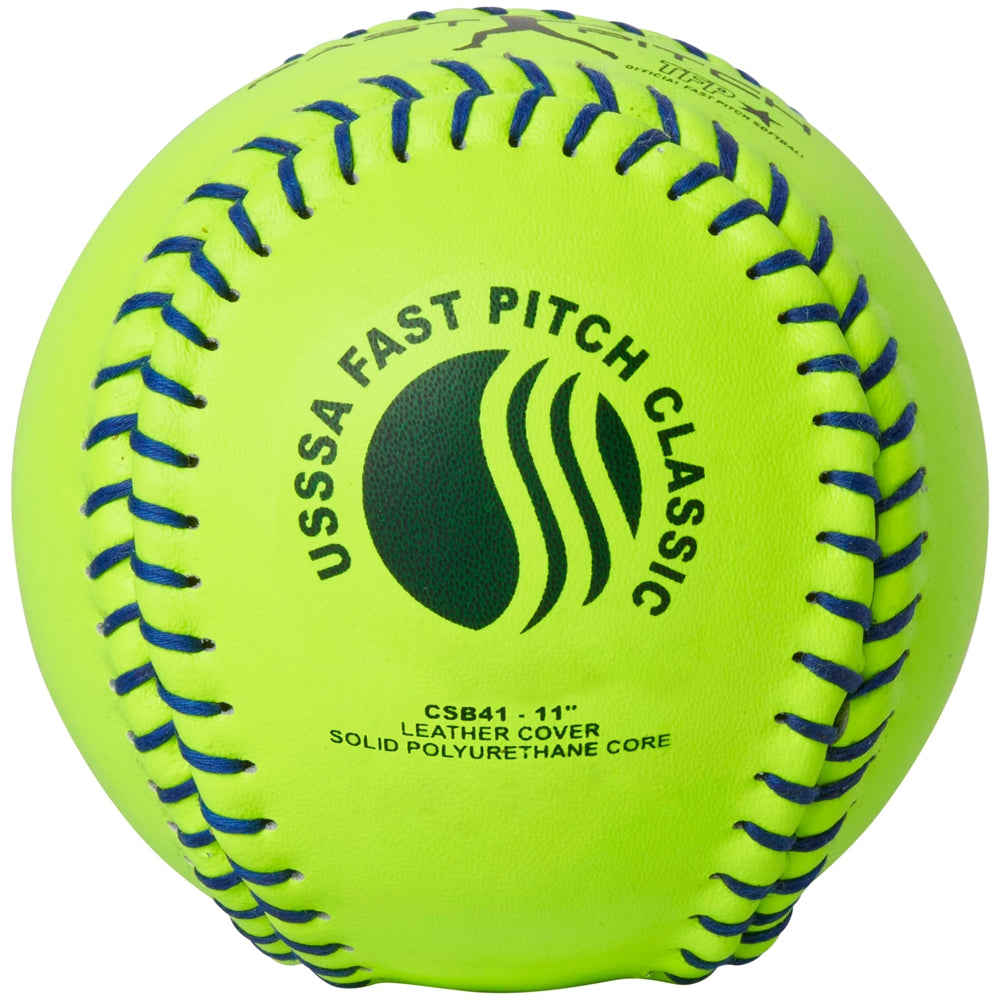 USSSA - 11" FAST PITCH - LEATHER COVER .47COR - CSB41