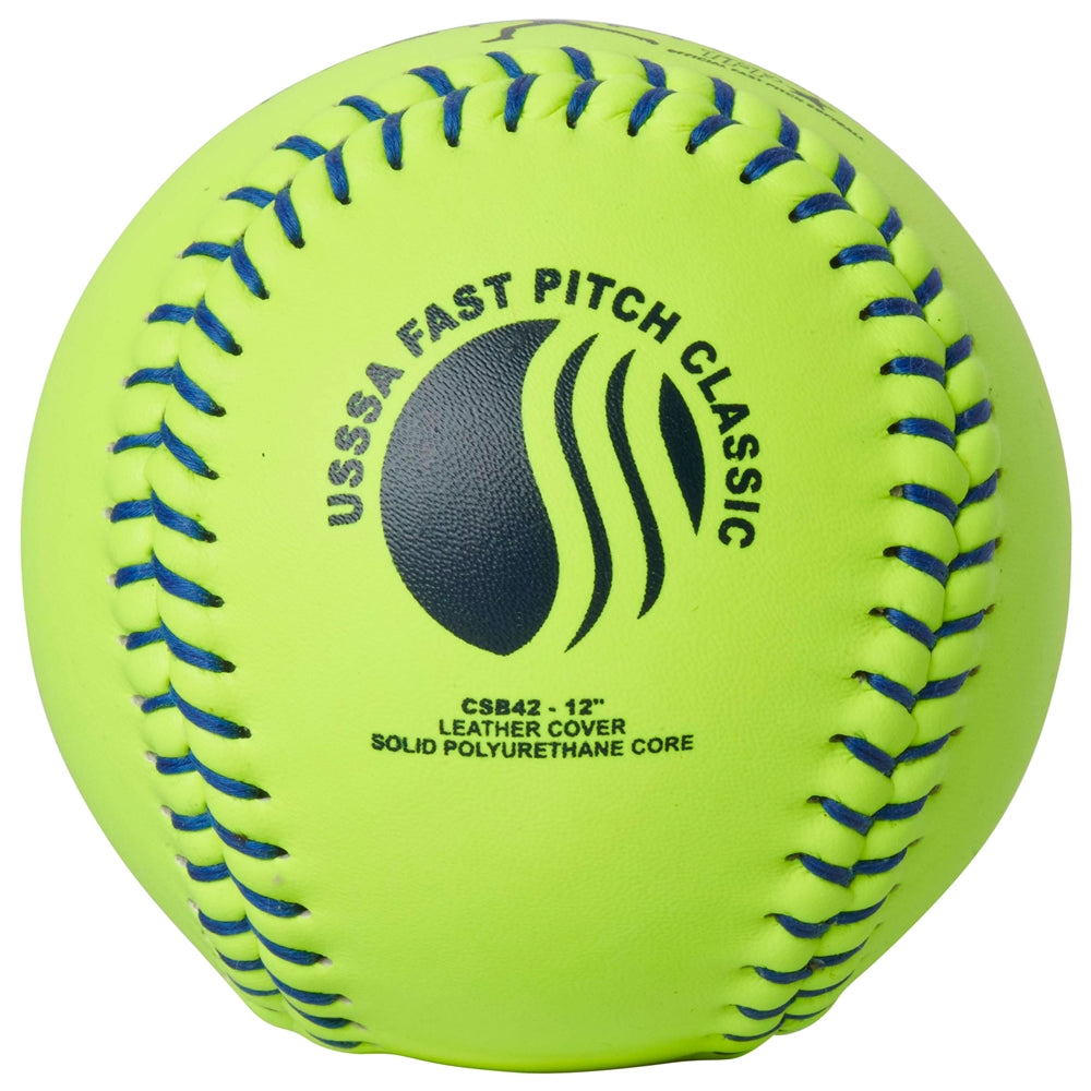USSSA - 12" FAST PITCH - LEATHER COVER .47COR - CSB42