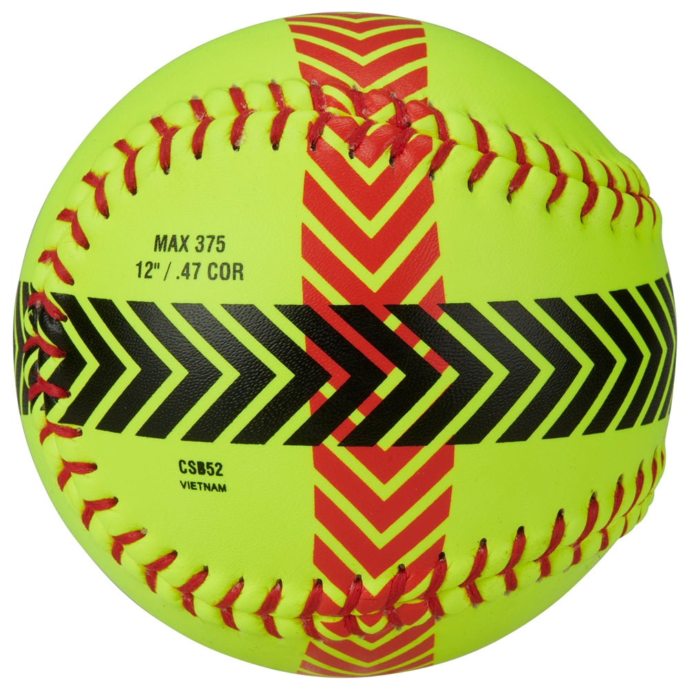STRIPED TRAINING SOFTBALL (SET OF 2) - CSB52S
