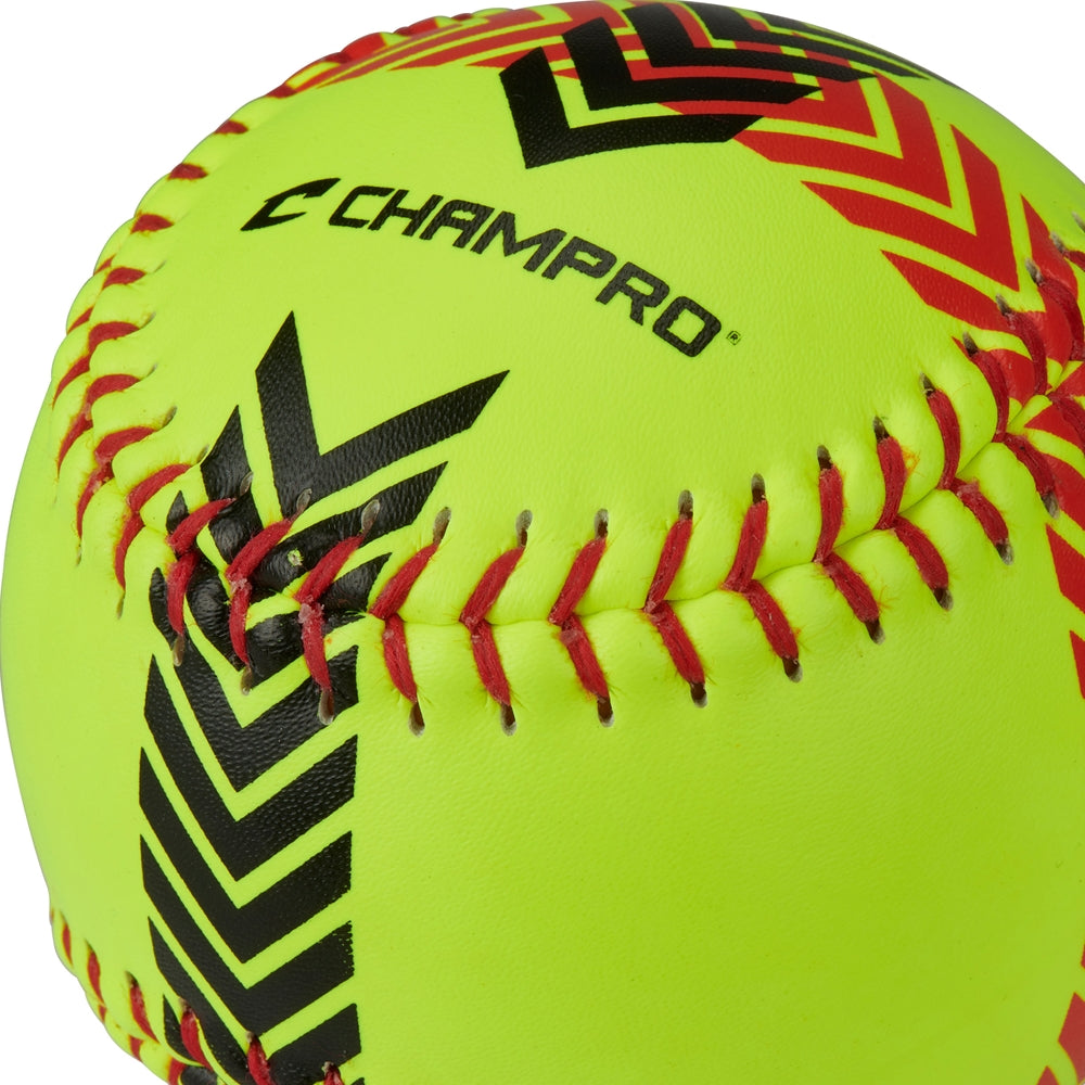 STRIPED TRAINING SOFTBALL (SET OF 2)
