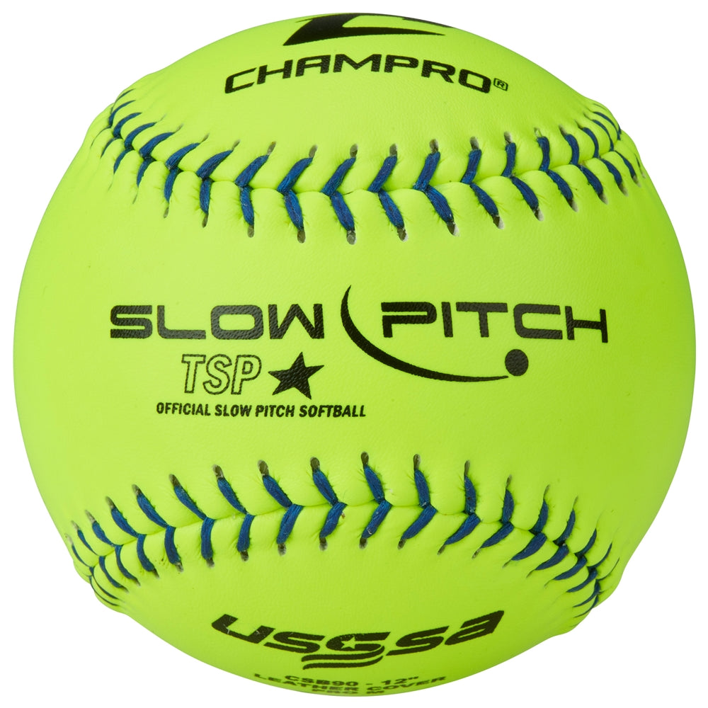 USSSA 12"TOURNAMENT - LEATHER COVER .44 COR - CSB90