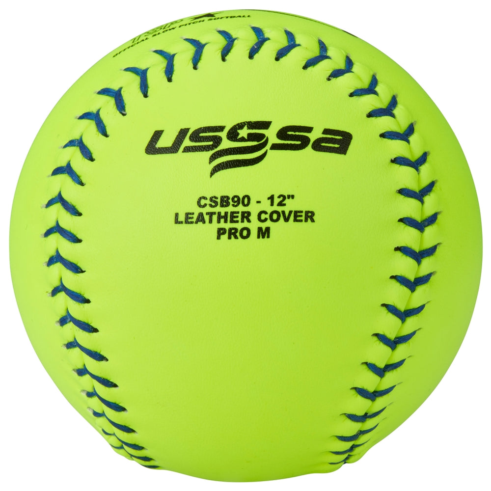 USSSA 12"TOURNAMENT - LEATHER COVER .44 COR - CSB90