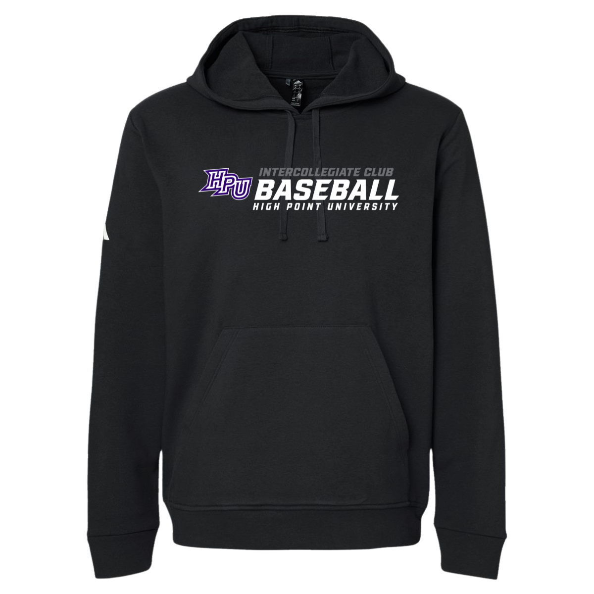 Adult Adidas Fleece Hooded Sweatshirt - Baseball