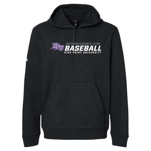 Adult Adidas Fleece Hooded Sweatshirt - Baseball