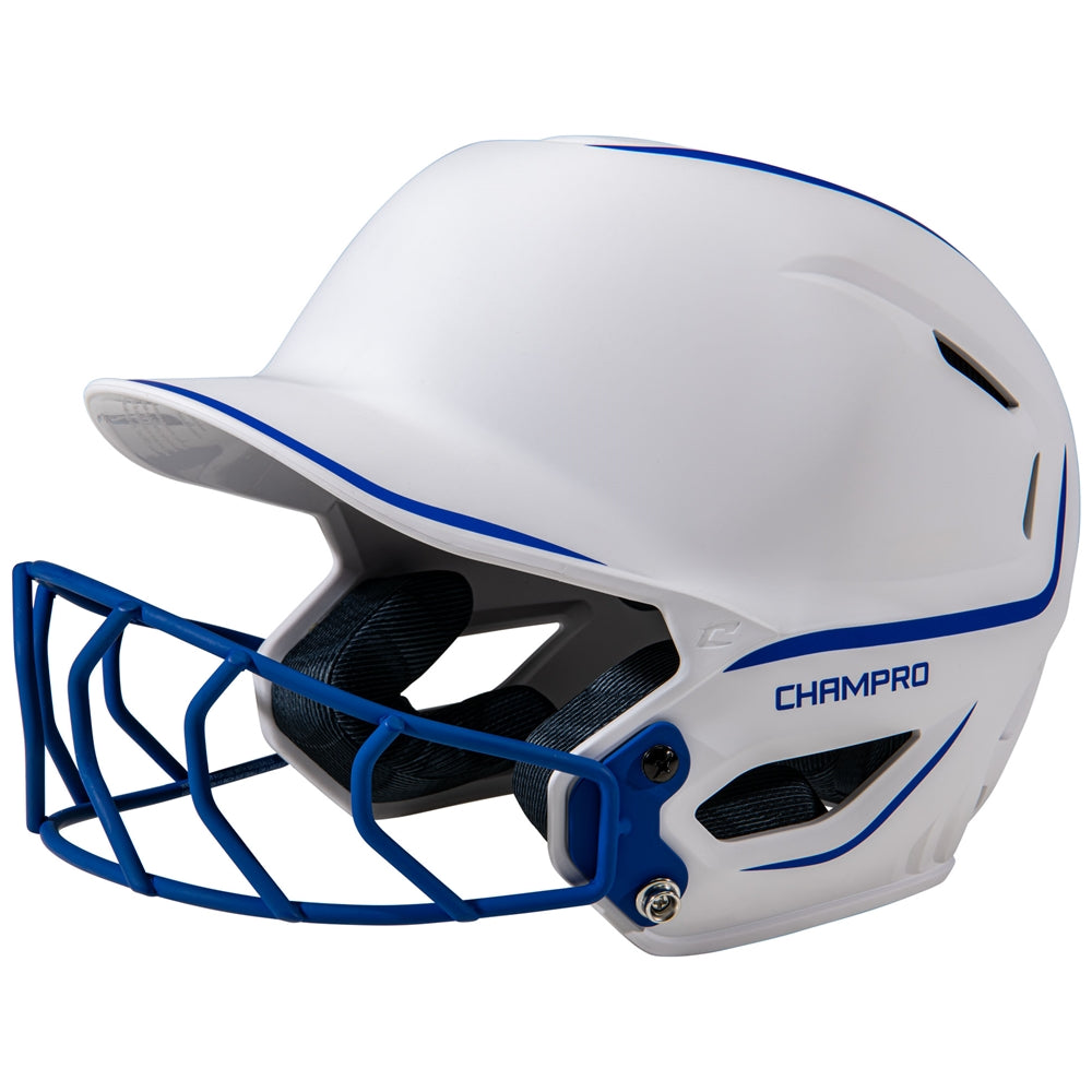 HXE FASTPITCH MATTE TWO-TONE BATTING HELMET