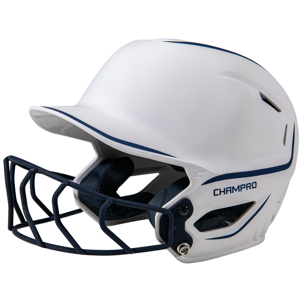HXE FASTPITCH MATTE TWO-TONE BATTING HELMET - HXEFPM2NYL