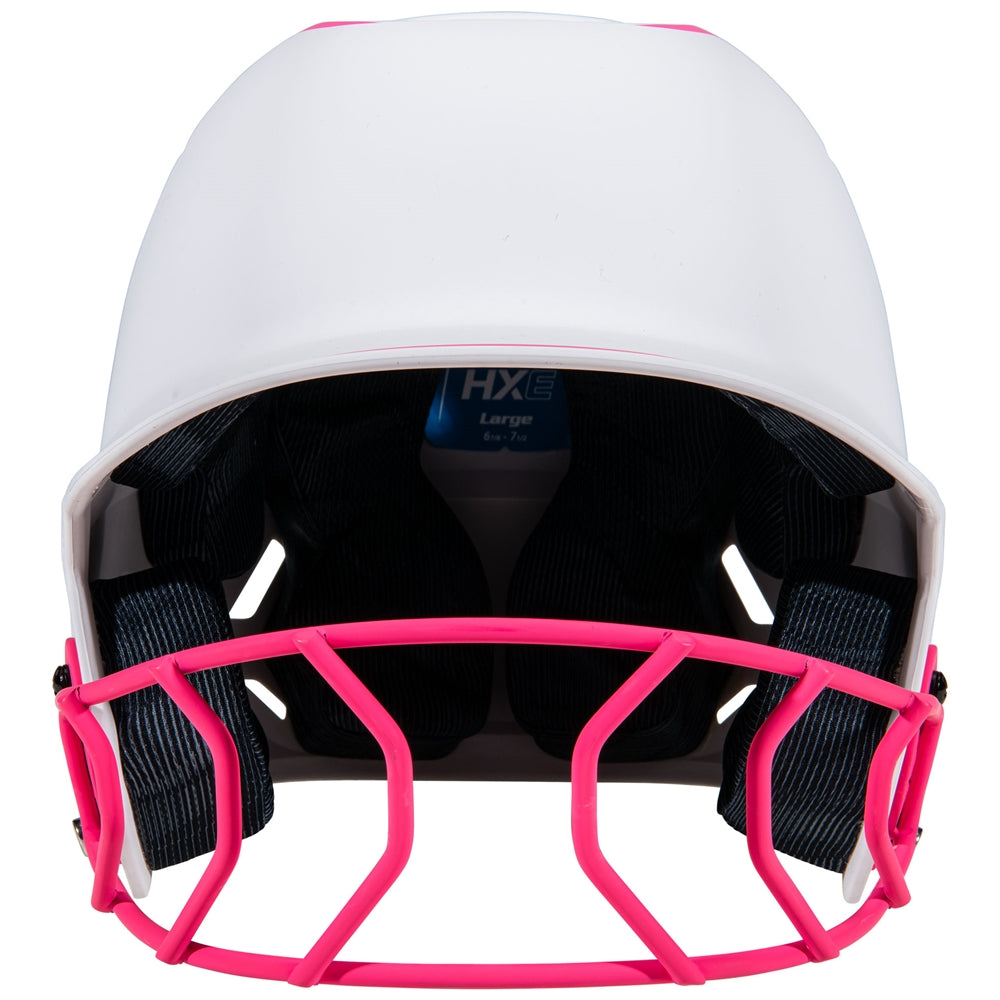 HXE FASTPITCH MATTE TWO-TONE BATTING HELMET - HXEFPM2PKM