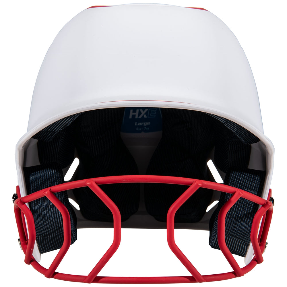 HXE FASTPITCH MATTE TWO-TONE BATTING HELMET - HXEFPM2SCM