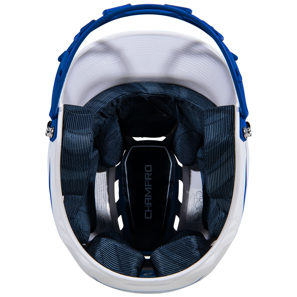 HXE FASTPITCH MATTE TWO-TONE BATTING HELMET