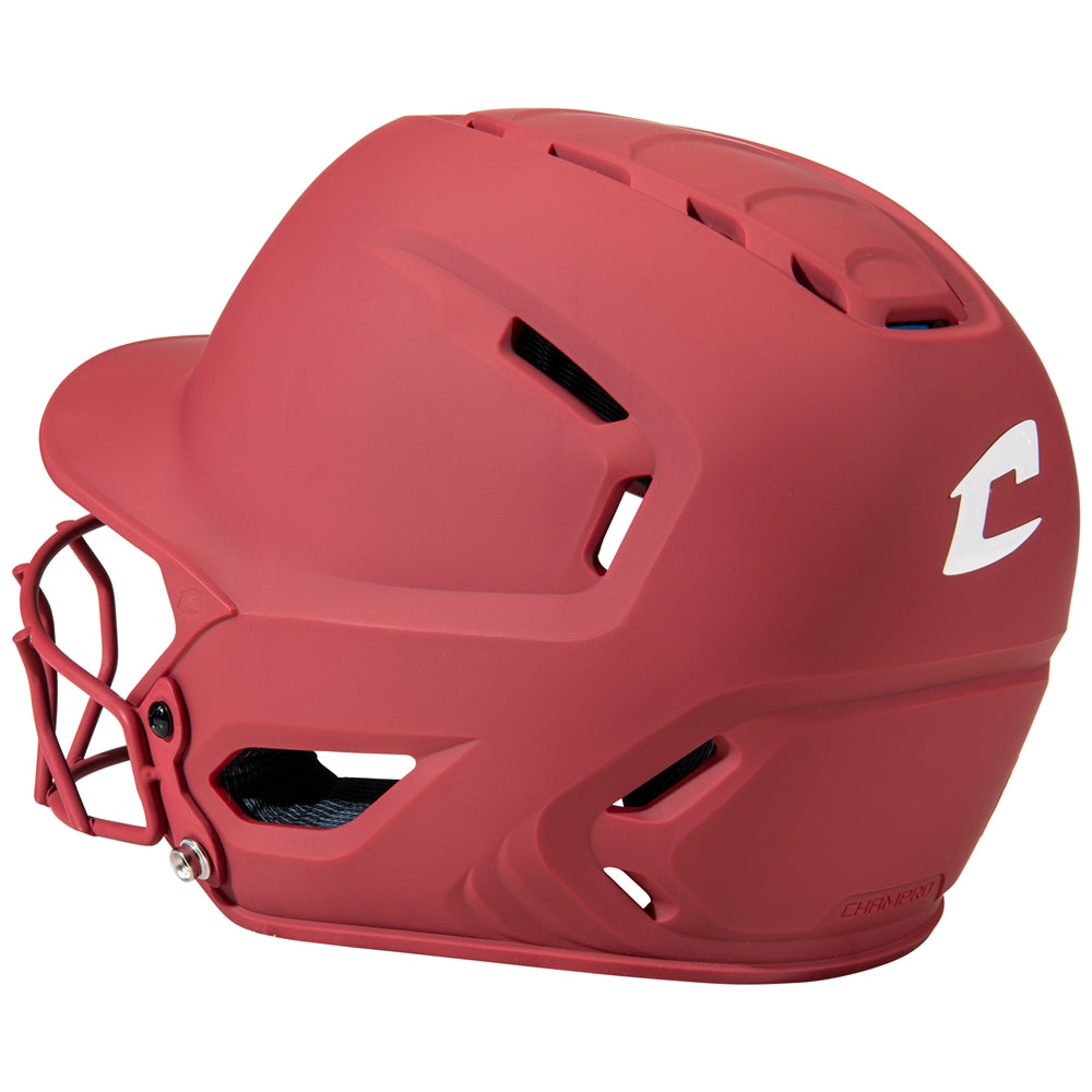 HXE FASTPITCH MATTE BATTING HELMET - HXEFPMCDM