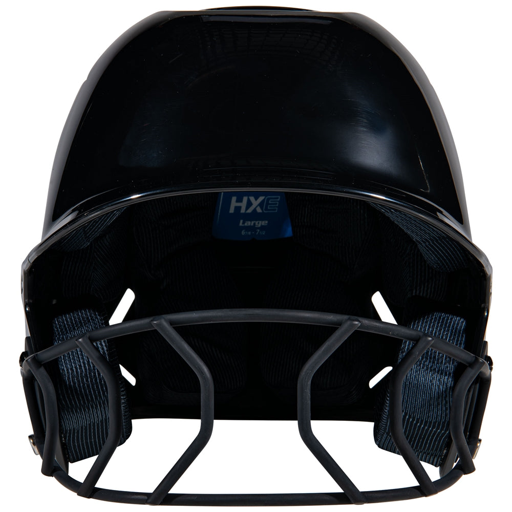 HXE FASTPITCH UNCOATED BATTING HELMET - HXEFPSBL