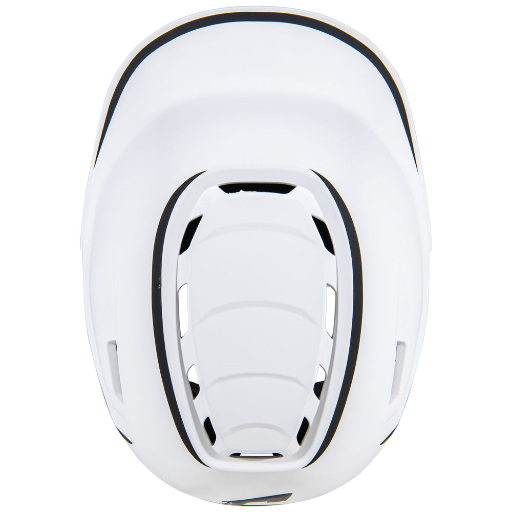 HXE TWO-TONE MATTE BATTING HELMET W/JAW GUARD