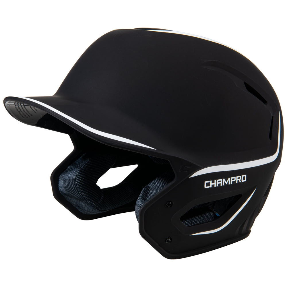 HXE TWO-TONE MATTE BASEBALL HELMET - HXEM2BL