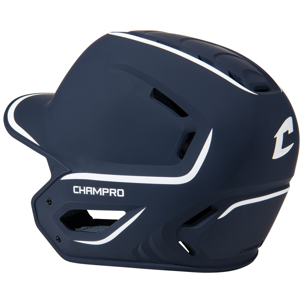 HXE TWO-TONE MATTE BASEBALL HELMET - HXEM2NYL