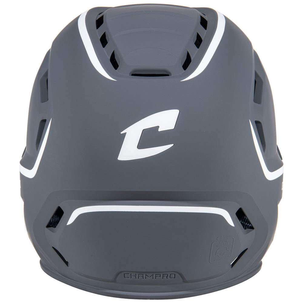 HXE TWO-TONE MATTE BASEBALL HELMET - HXEM2GHL
