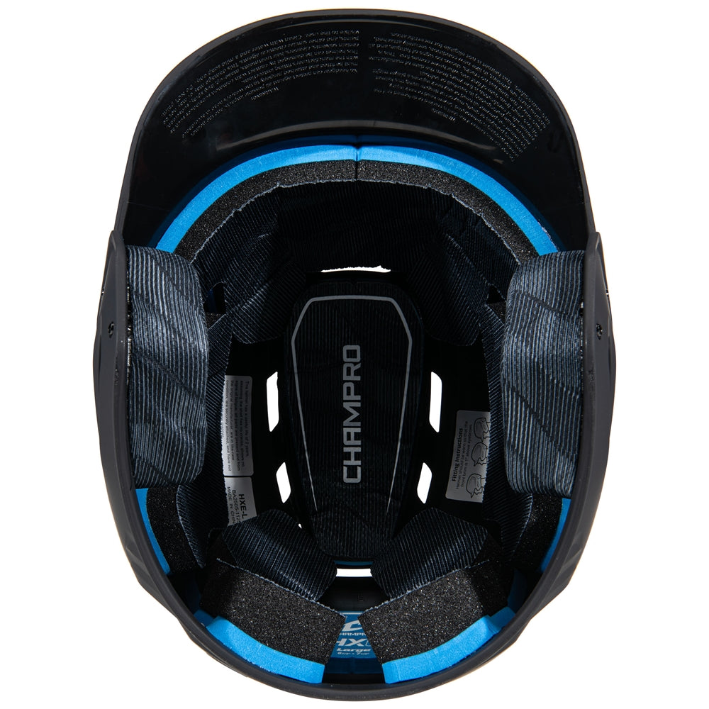 HXE TWO-TONE MATTE BASEBALL HELMET