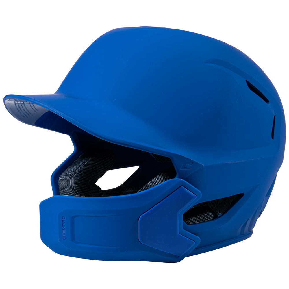 HXE MATTE BATTING HELMET W/JAW GUARD - HXEMJGSCXL