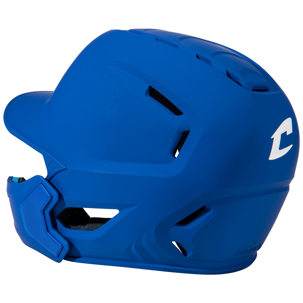 HXE MATTE BATTING HELMET W/JAW GUARD - HXEMJGSCXL