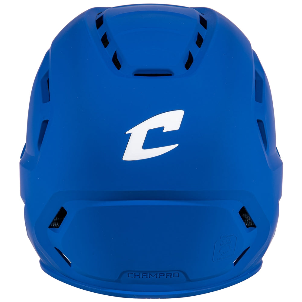 HXE MATTE BATTING HELMET W/JAW GUARD