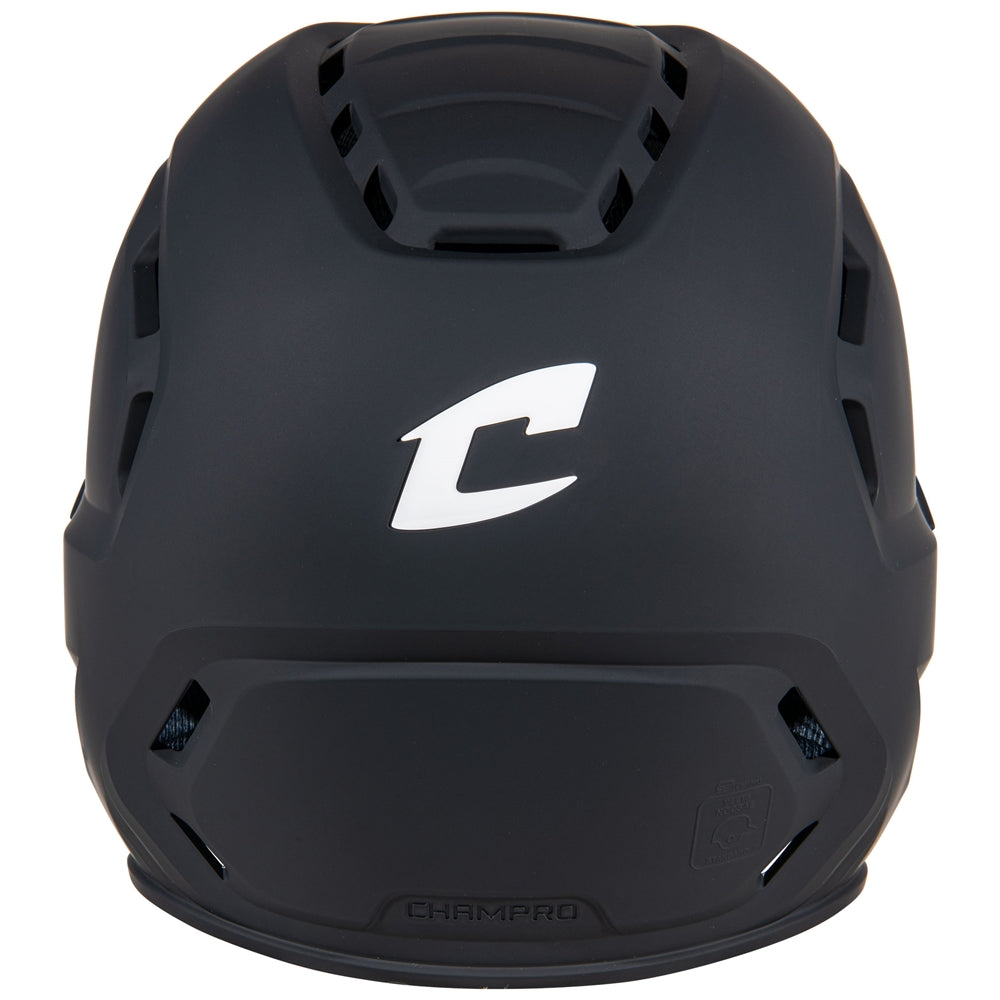 HXE MATTE BATTING HELMET W/JAW GUARD - HXEMJGBXL