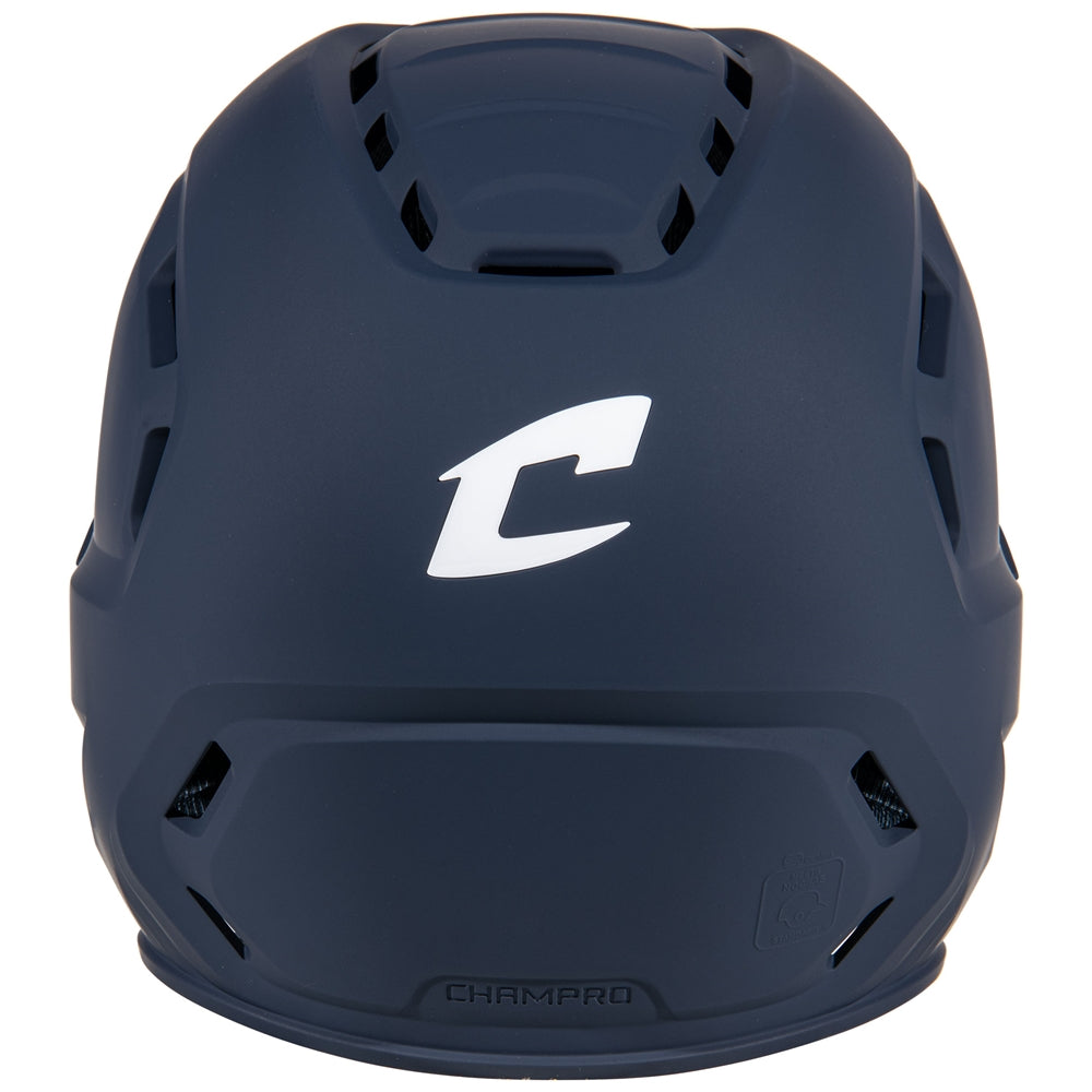HXE MATTE BATTING HELMET W/JAW GUARD - HXEMJGNYL