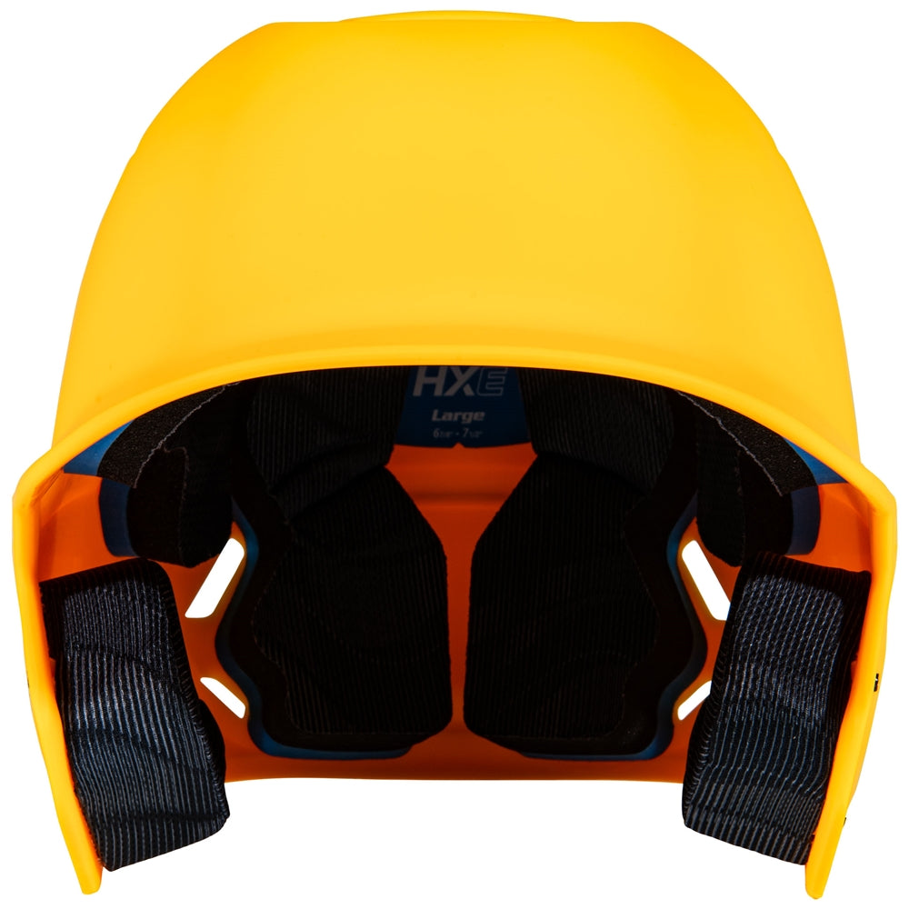 HXE MATTE BATTING HELMET - HXEMGOL