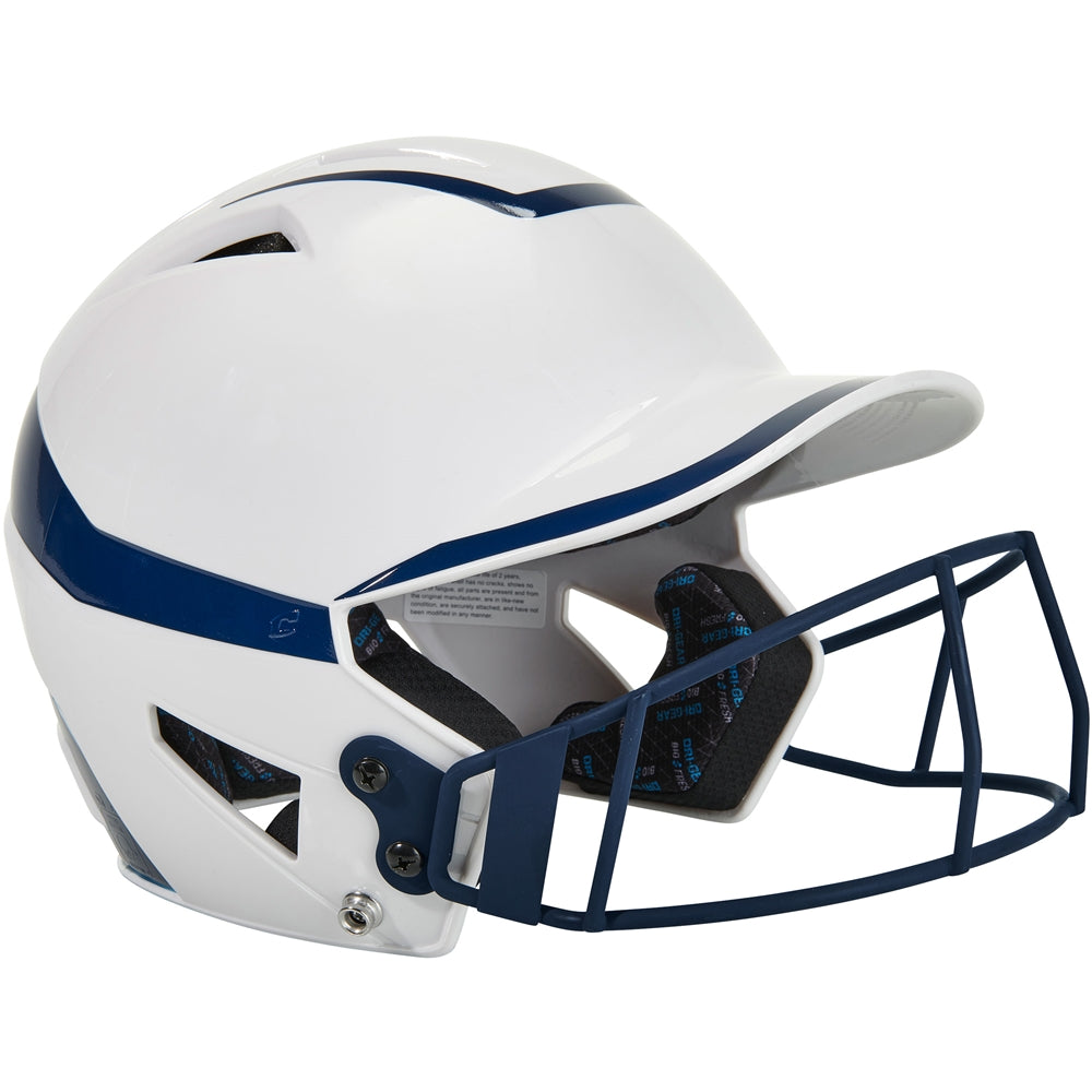 HX RISE PRO BATTING HELMET W/FACEMASK - HXFPG2NYJ