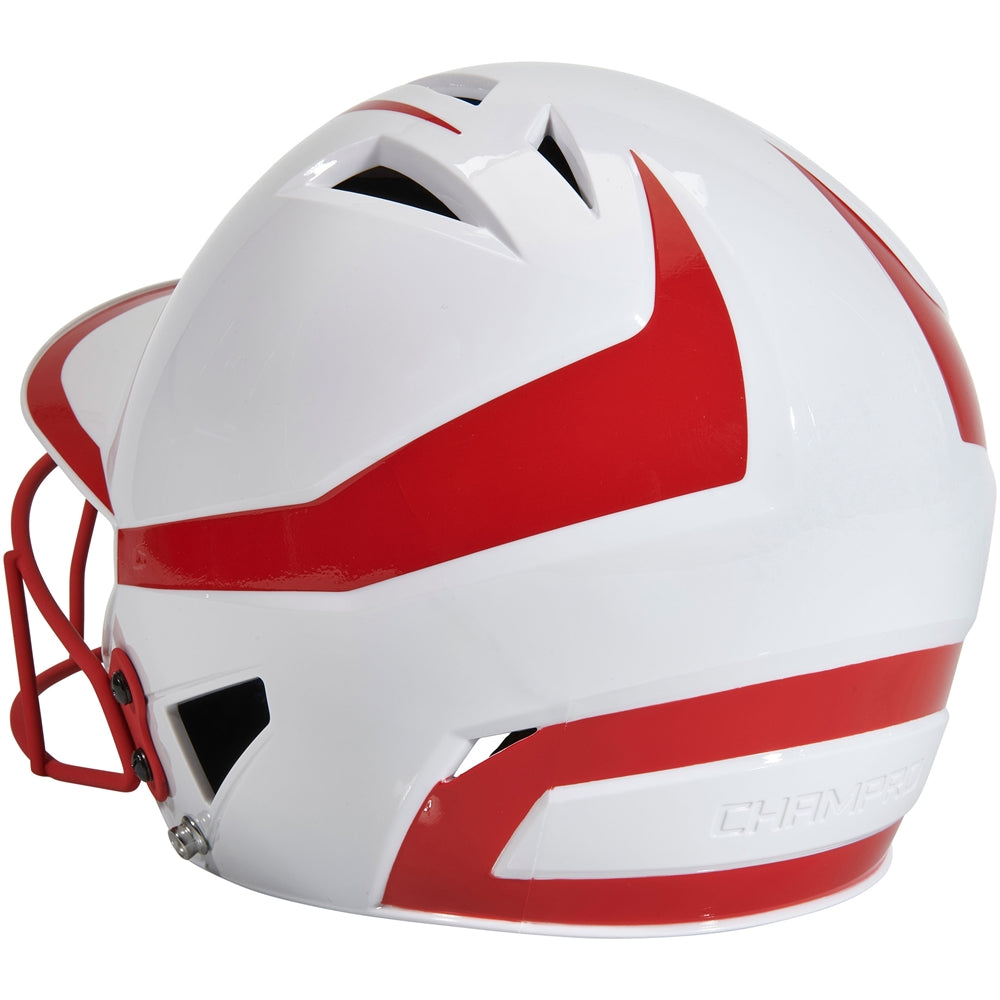 HX RISE PRO BATTING HELMET W/FACEMASK - HXFPG2OPS