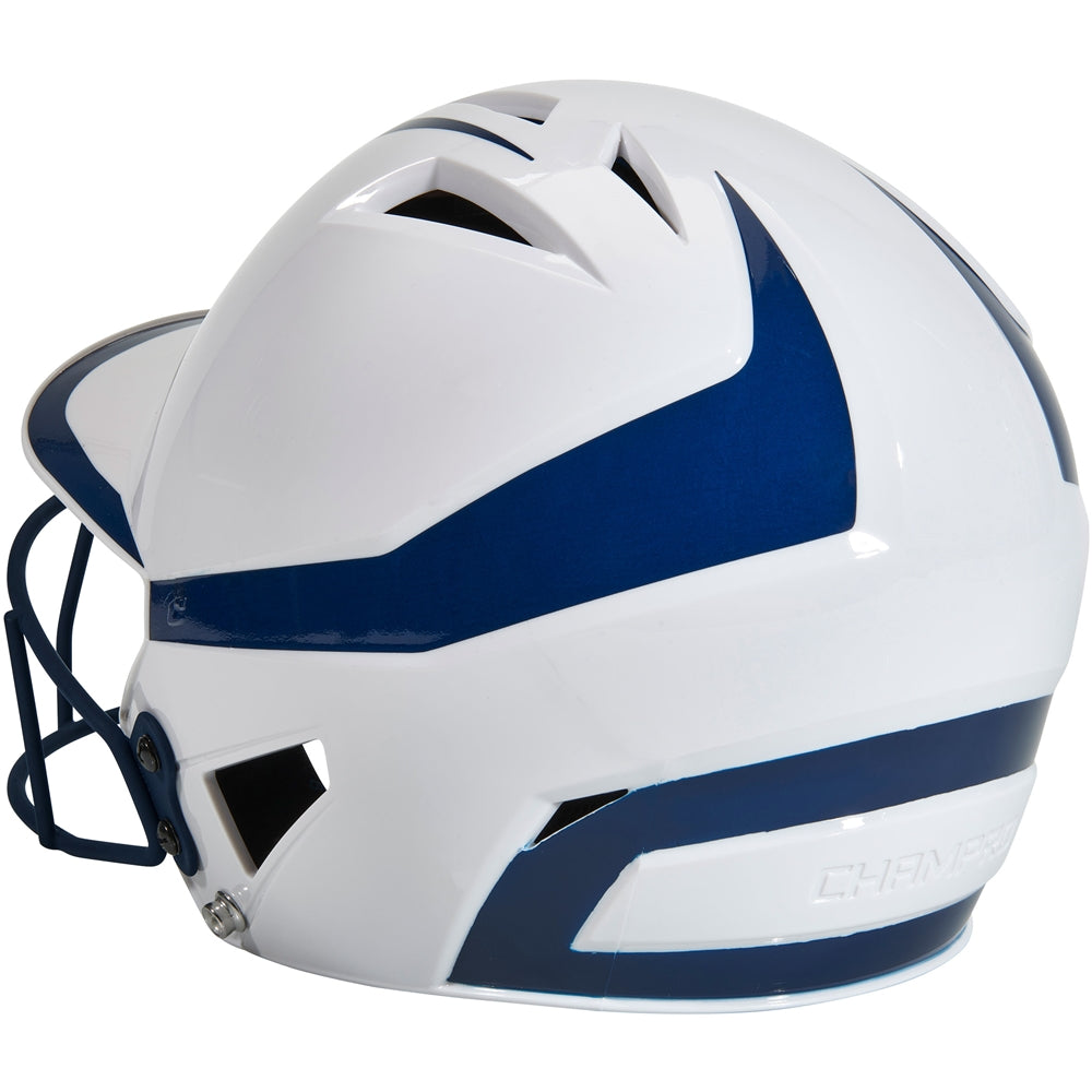 HX RISE PRO BATTING HELMET W/FACEMASK - HXFPG2NYJ