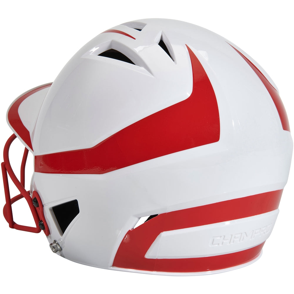 HX RISE PRO BATTING HELMET W/FACEMASK - HXFPG2SCJ
