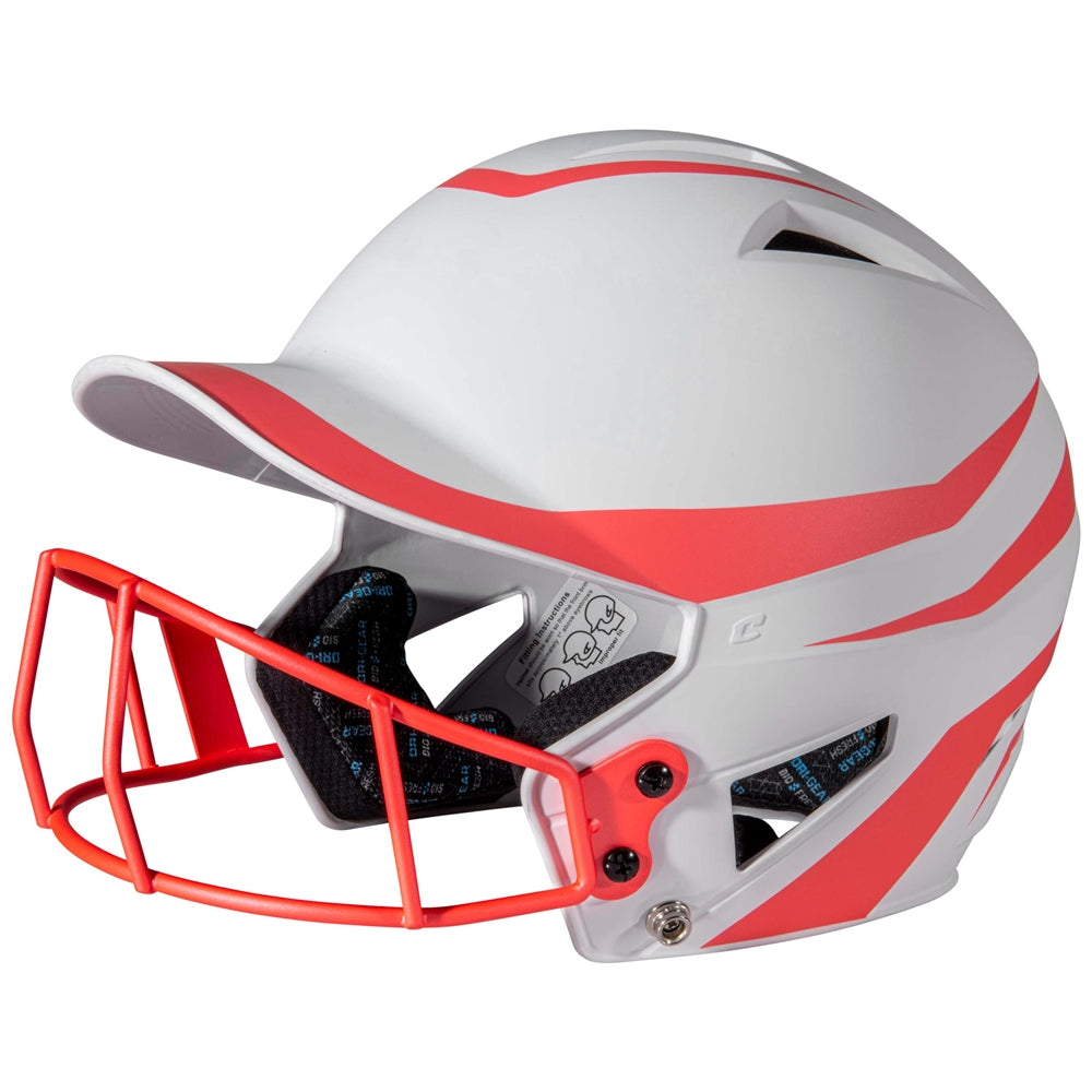 HX RISE LEGEND BATTING HELMET W/FACEMASK - HXFPM2COJ