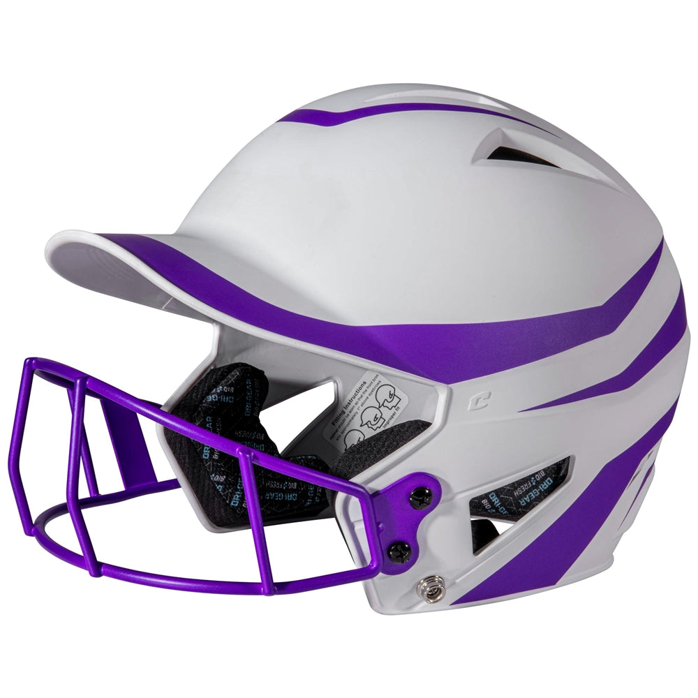 HX RISE LEGEND BATTING HELMET W/FACEMASK - HXFPM2PUS
