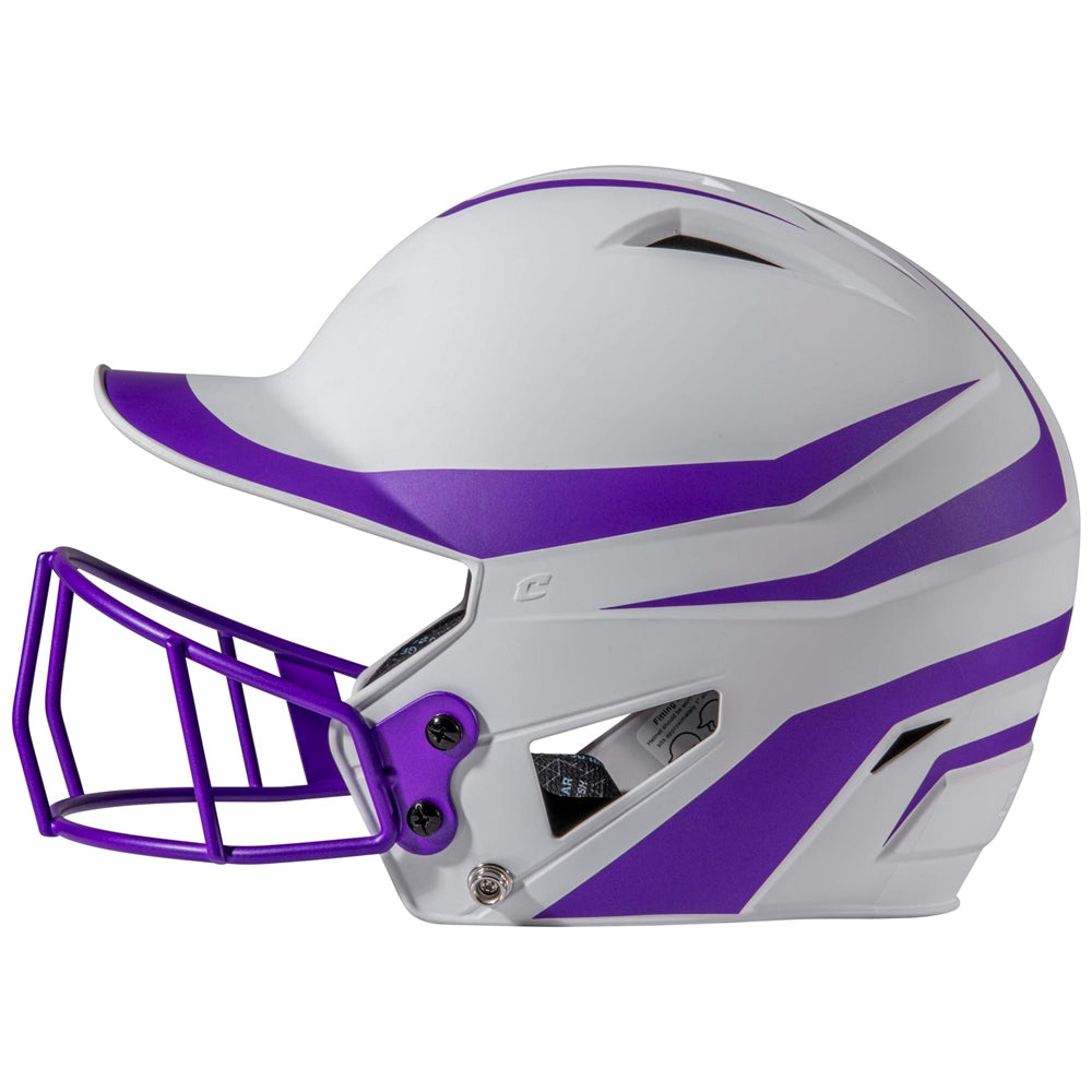 HX RISE LEGEND BATTING HELMET W/FACEMASK - HXFPM2PUS